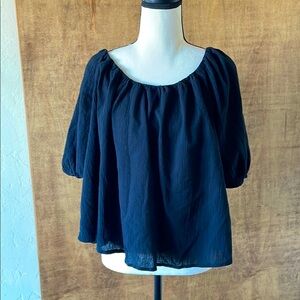 Old Navy Black Blouse Classic Top